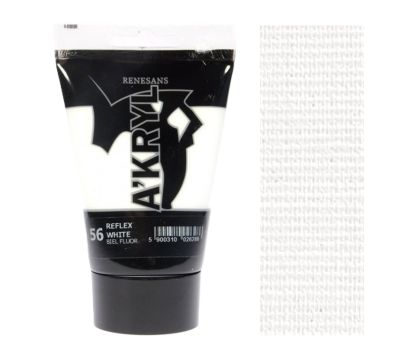 Renesans Akryl 100ml - 01 Běloba titanová