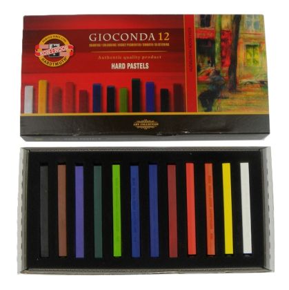 Sada tvrdých pastelů Gioconda Koh-i-noor 12 ks