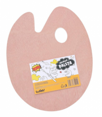 Malířská dřevěná paleta 20x30cm