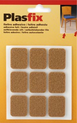 Filcový kluzák hranatý 29 x 23 mm