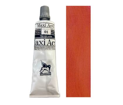 Akrylová barva MaxiAcril 60ml – 14 Rumělka tmavá