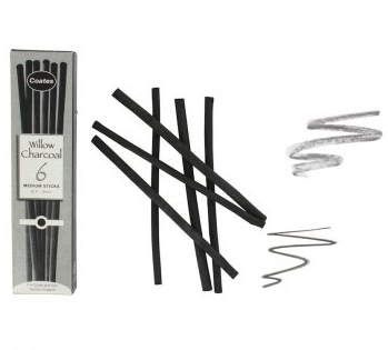 Coates přírodní uhel 6 ks střední 5-6 mm