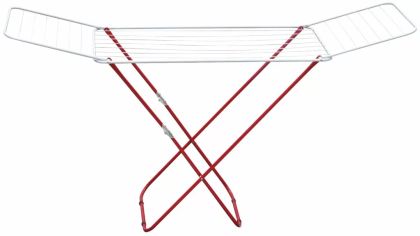 Sušák na prádlo 18m bílo-červený