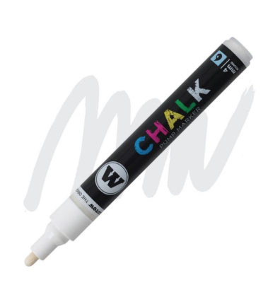 Molotow KŘÍDOVÝ FIX bílá 4mm