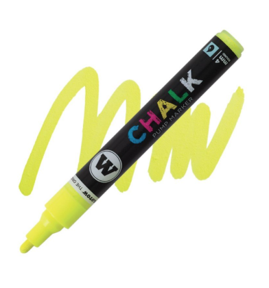 Molotow KŘÍDOVÝ FIX neonová fluorescentní žlutá 4mm