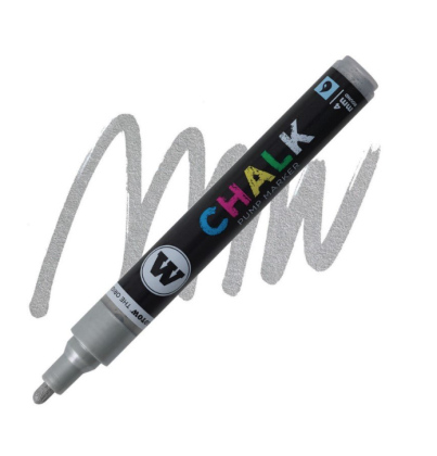 Molotow KŘÍDOVÝ FIX metalická stříbrná 4mm