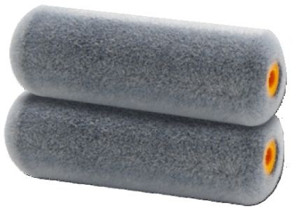 Mini flokovací váleček šedý 11 cm - 2ks