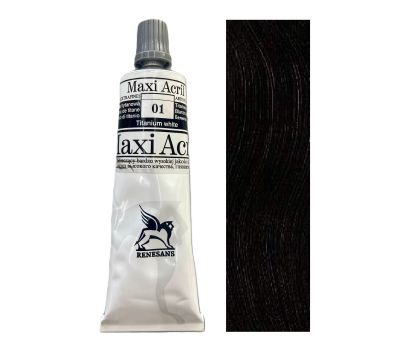 Akrylová barva MaxiAcril 60ml – 42 Černá
