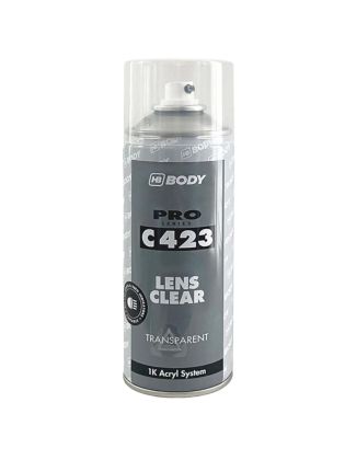 BODY C423 LENS CLEAR lak na světlomety Sprej 400ml
