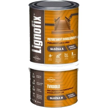 Lignofix POLYURETANOVÝ DVOUSLOŽKOVÝ LAK - set 0,75 l