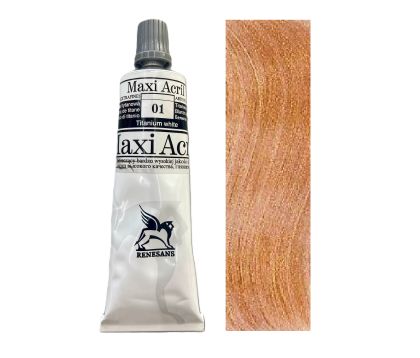 Akrylová barva MaxiAcril 60ml – 52 Zlato dukátové