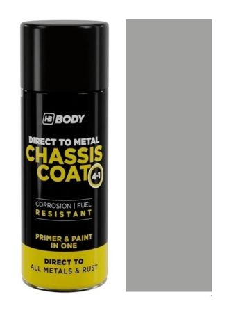 Antikorozní sprej 4v1 HB Body Chassis Coat RAL 9006 Hliník 400ml