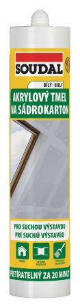 Akrylový tmel na sádrokarton 280 ml po expiraci