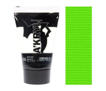 Renesans Akryl 100ml – 54 Fluorescenční zelená
