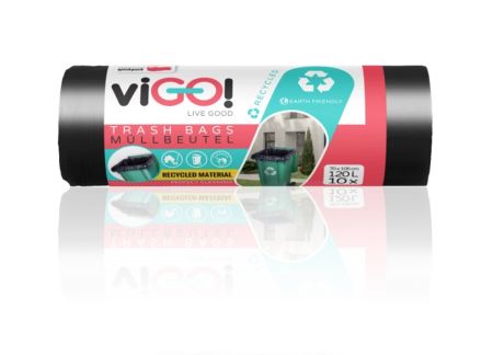 viGO! Pytle LDPE na odpad 120L - 10 ks 