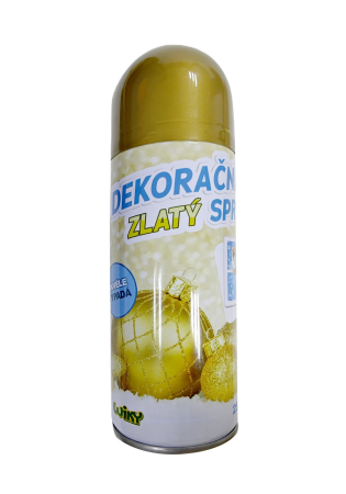 Dekorační sprej zlatý 250ml