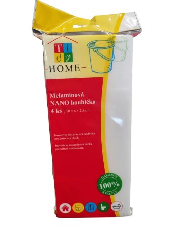 Tidy Melaminová NANO houbička 4ks 10x6x2,5 cm