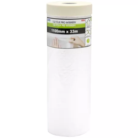 CQ folie s papírovou páskou 140cm x 33m KOMFORT MAKO
