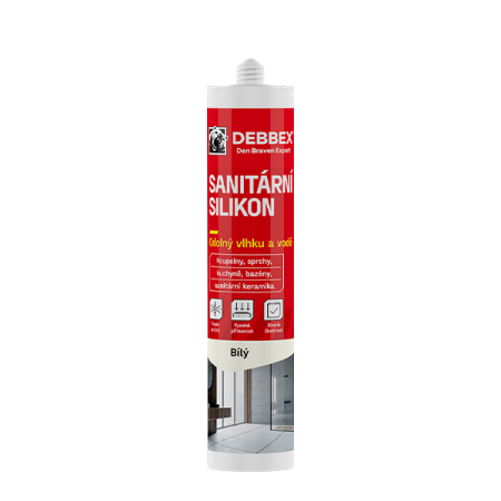 Sanitární silikon bílý Den Braven 280ml