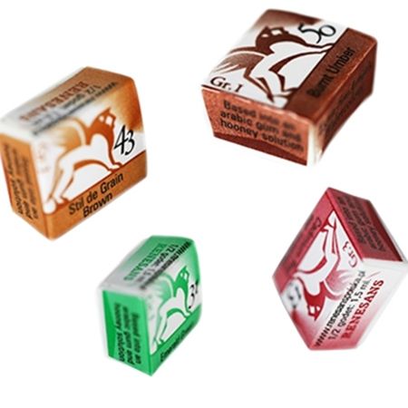 Akvarelové barvy Renesans 1,5ml – 53 Čerň kostní