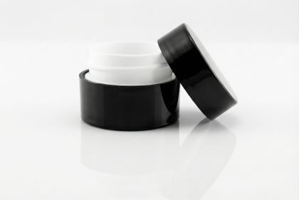 5 ml Kosmetický kelímek černý, víčko
