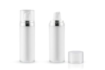 30 ml airless lahvička mat se stříbrnými detaily
