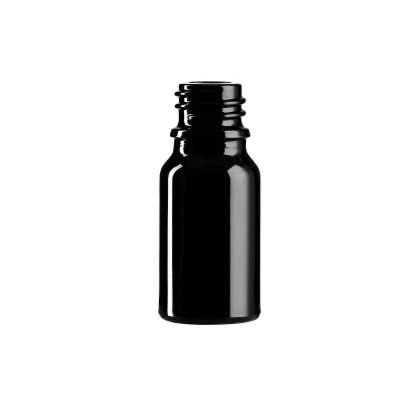10 ml skleněná lahvička EMI černý lesk 18/410