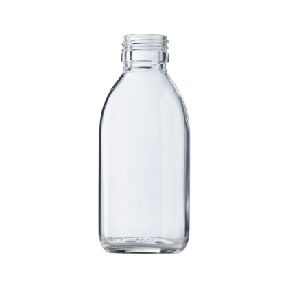 150ml  Skleněná lahvička  SIRUPO  čirá  28/410