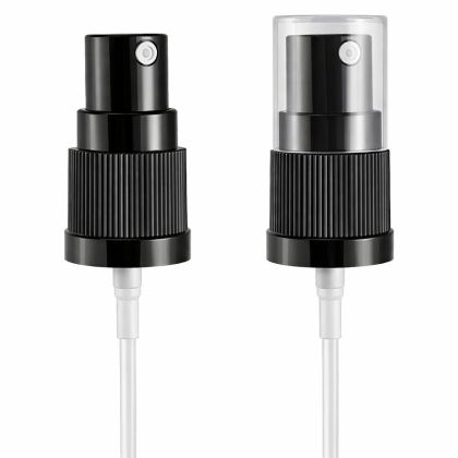 Uzávěr  MICRO spray černý 18/410 , víčko transparent,115 mm