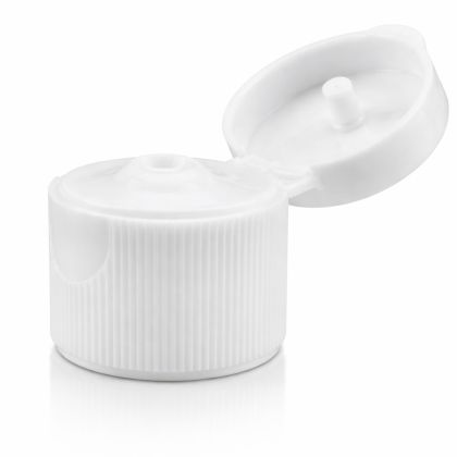 FLIP TOP  bílý  žebrovaný 18/410