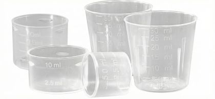 10ml Odměrka  kalíšek pro léky  průměr 28mm 