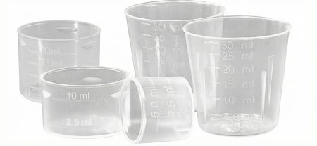  5ml Odměrka kalíšek  pro léky  fi18 mm  /PP
