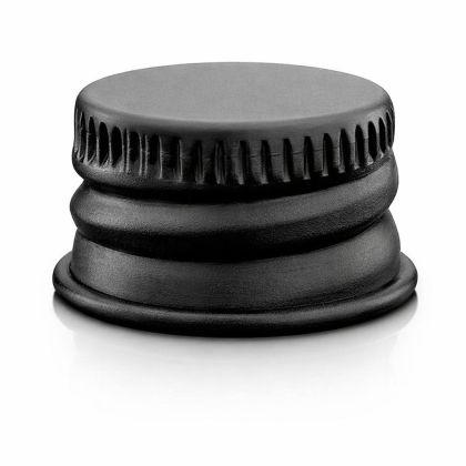 Alu šroubovací uzávěr na lahvičky 18/410/černý mat