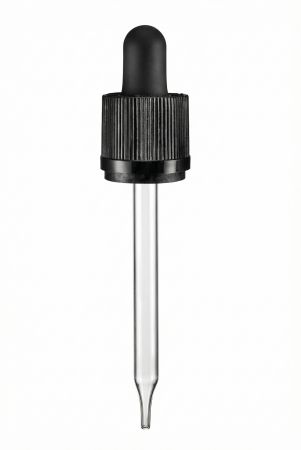 Pipeta černá úzká  SOFI uzávěry plast/ sklo 30ml