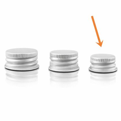 Alu šroubovací uzávěr na lahvičky 18/410