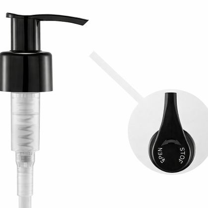 Dávkovač černý hladký  24/410 180mm