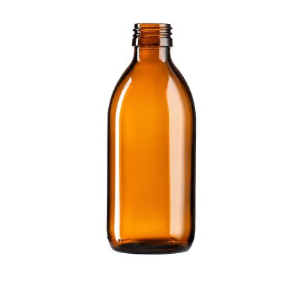 250 ml skleněná lahvička SIRUPO hnědá  28/410