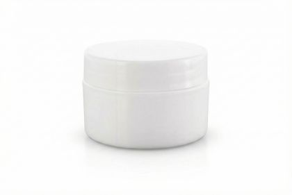 30 ml Kosmetický kelímek bílý, víčko + PP mezivíčko