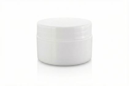 15 ml Kosmetický kelímek bílý, víčko + PP mezivíčko