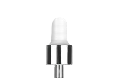 Pipeta bílo-stříbrná  SOFI  uzávěry plast/sklo pro 30ml  / 20/410