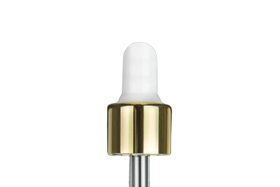 Pipeta bílo-zlatá  30ml + 50ml    20/410  75mm