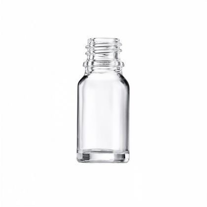10 ml skleněná lahvička EMI čirá 