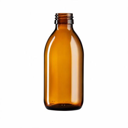 200 ml skleněná lahvička SIRUPO hnědá  28/410