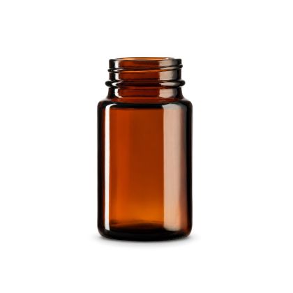 75 ml skleněná  dóza PHARMA hnědé sklo 