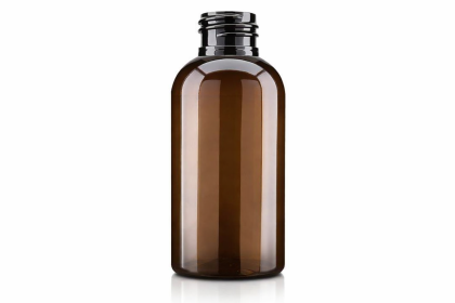 100 ml PET lahvička LATE- hnědá, 24/410