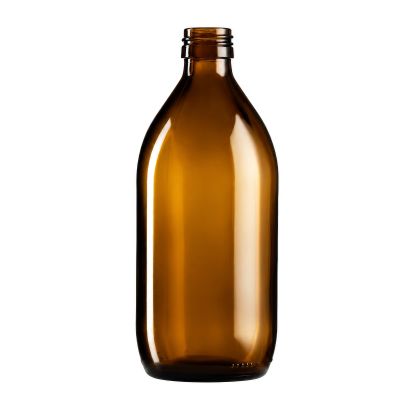 300 ml skleněná lahvička SIRUPO hnědá 28/410