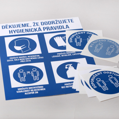 Nové bezpečnostní značení - hygienická pravidla