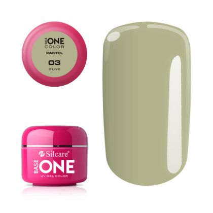Silcare Base One Color Pastel č.03 Oliva