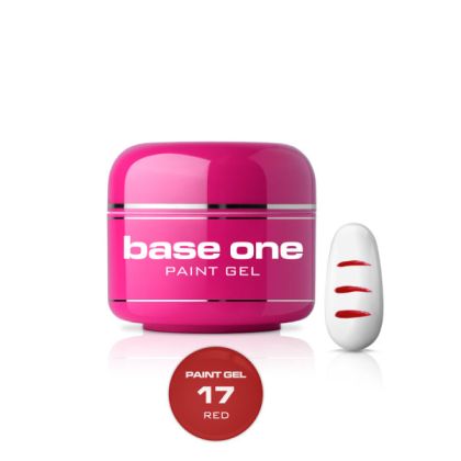 Silcare Base One Color Paint gel č.17 Červená 5g