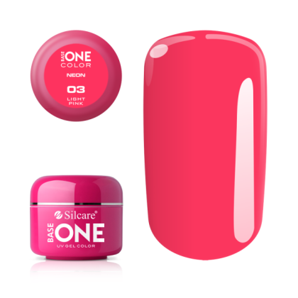 Silcare Base One Color Neon č.03 Light Pink 5g